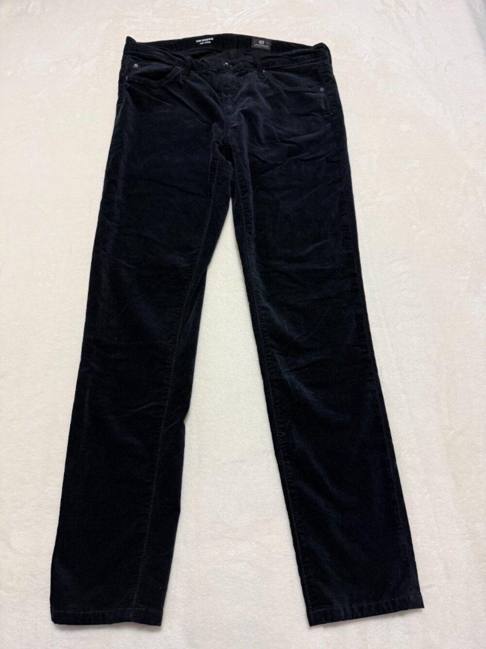 AG Adriano Goldschmied The Legging Super Skinny Black Stretch Pants Size 28R